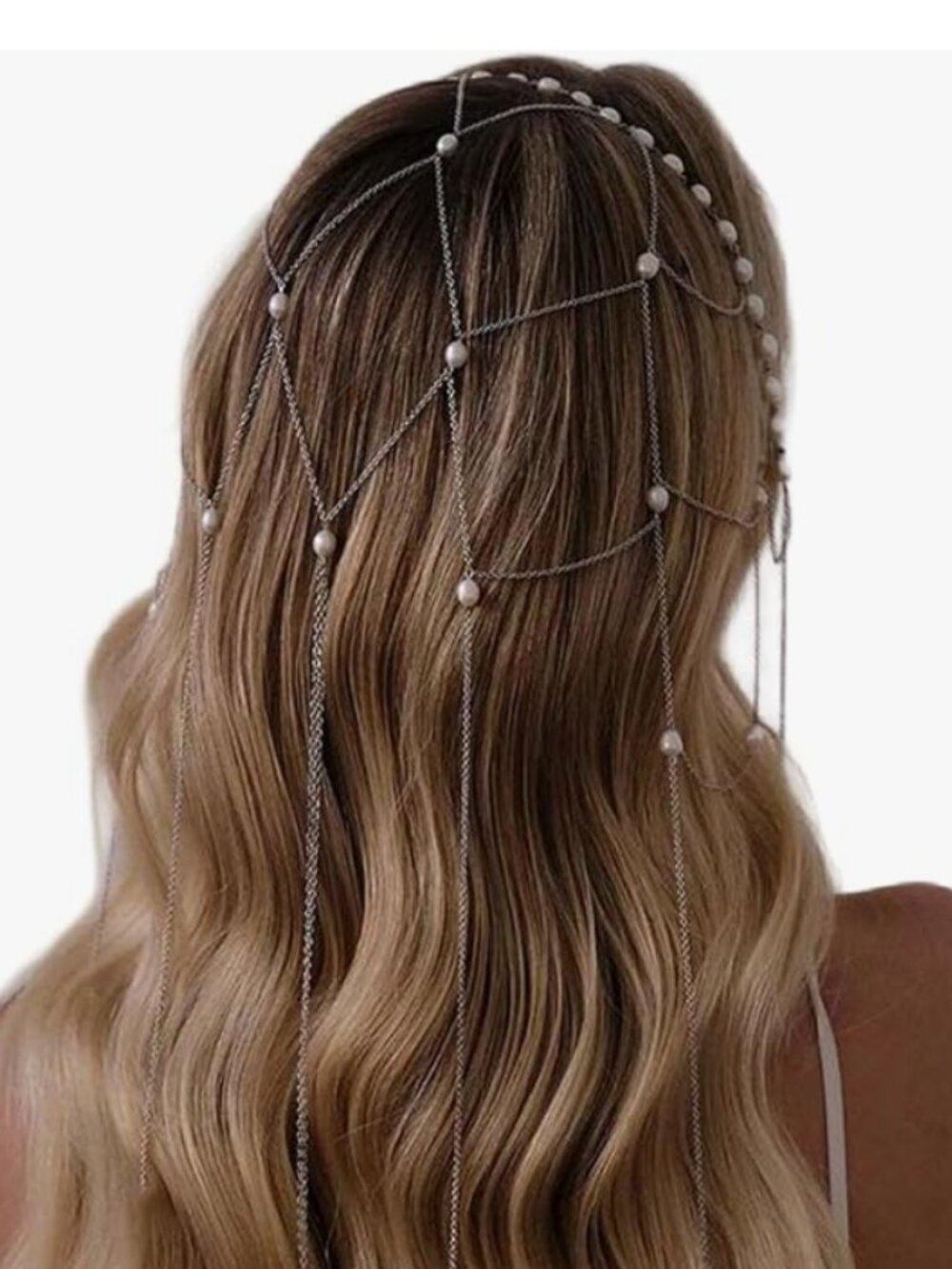 Multi-layered Tassel Pearl Headband